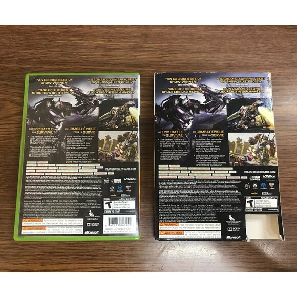 Transformers Fall of Cybertron Microsoft Xbox 360 - Picture 3 of 4
